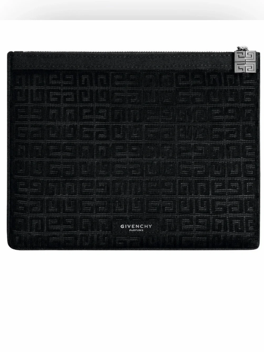 Givenchy Beauty Parfums Black Mesh Makeup Pouch Bag